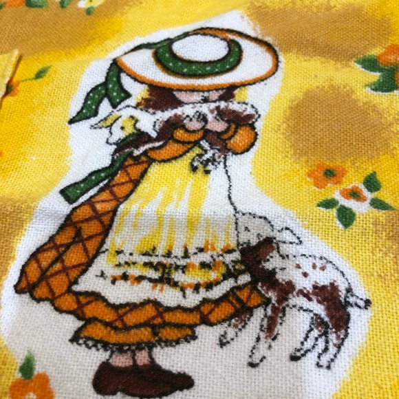 Vintage Yellow tie Full  Apron - Picture 4 of 4